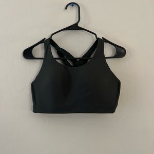 Lululemon Energy Bra-High Support 36C--Very Dark Green (almost black)